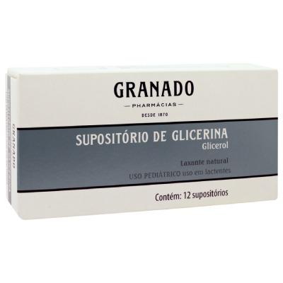 Supositório De Glicerina Granado 12 Supositórios Lactantes